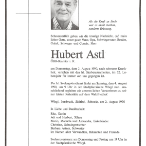 Astl Hubert G